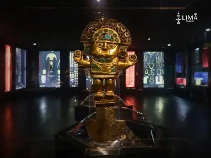 the tumi in the golden museum of lima